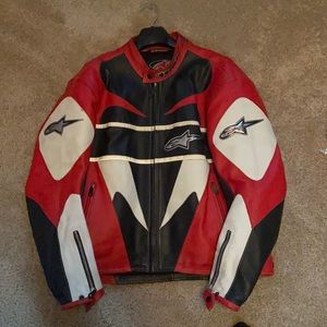Alpinestars/Troylee Designs leather superbike jacket